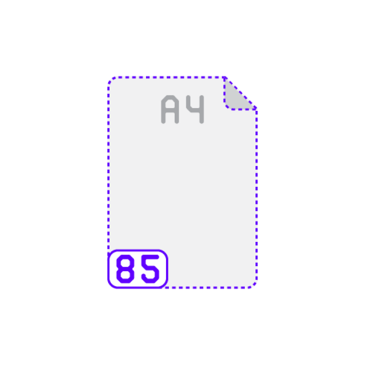 Carte de fidelite </br>au format </br> 8,5 x 5,5 cm </br>