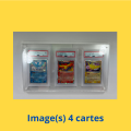 PROTECTIONS ACRYLIQUES POUR CARTE(S) GRAD&Eacute;E(S) VISS&Eacute;E - pour 4 cartes grad&eacute;es