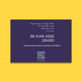 Carte d'invitation </br> au format </br>21 x 14.8 cm